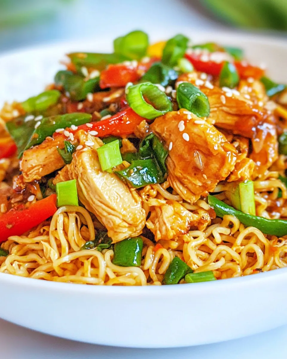 Chicken Ramen Stir Fry