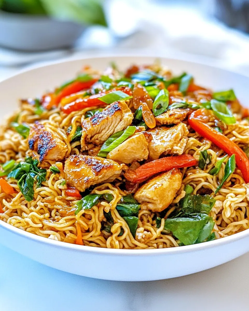 Chicken Ramen Stir Fry