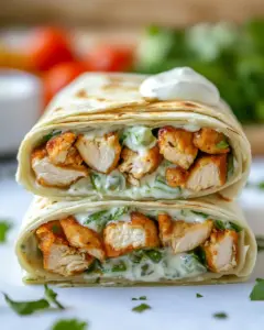 Chicken Ranch Wraps