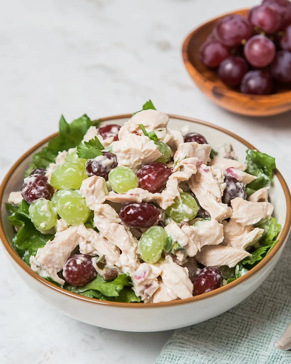 Chicken Salad with Grapes