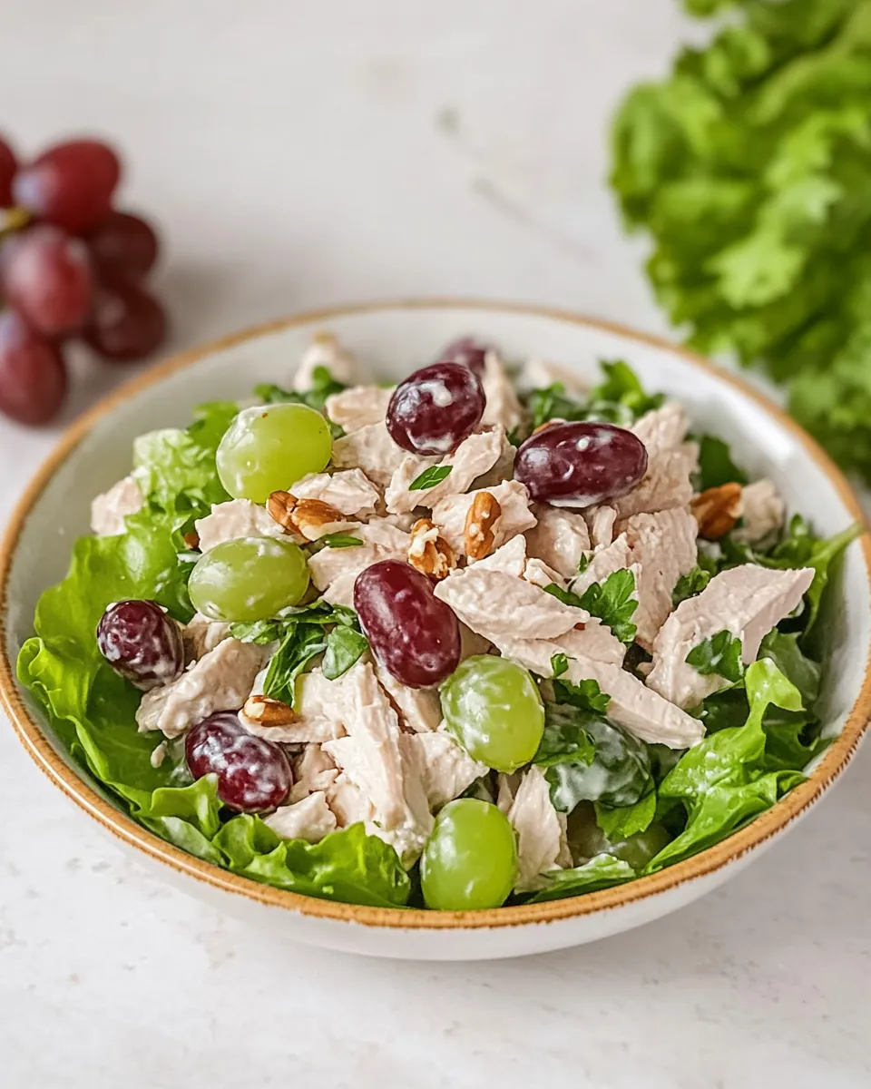 Chicken Salad with Grapes