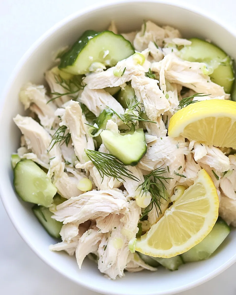 Chicken Salad with Lemon and Dill