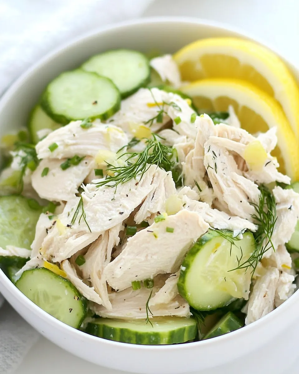 Chicken Salad with Lemon and Dill