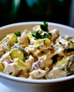 Chicken Salad with Pickles