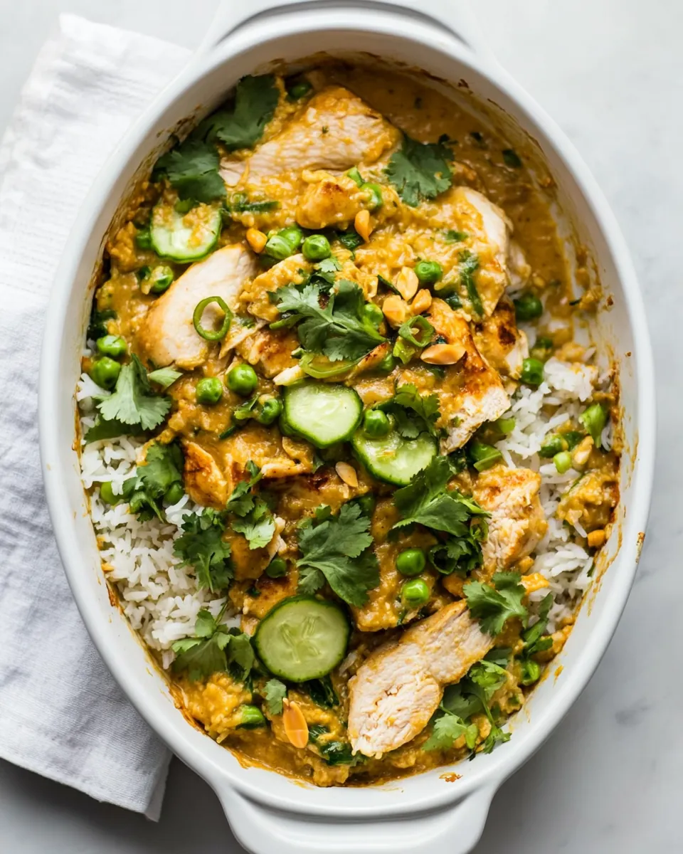 Chicken Satay Casserole