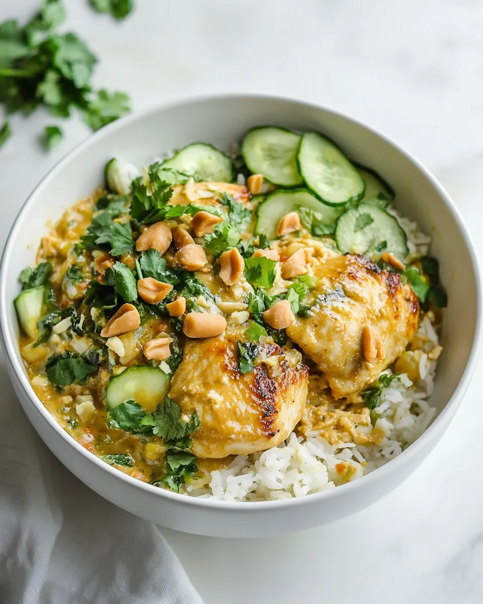 Chicken Satay Casserole