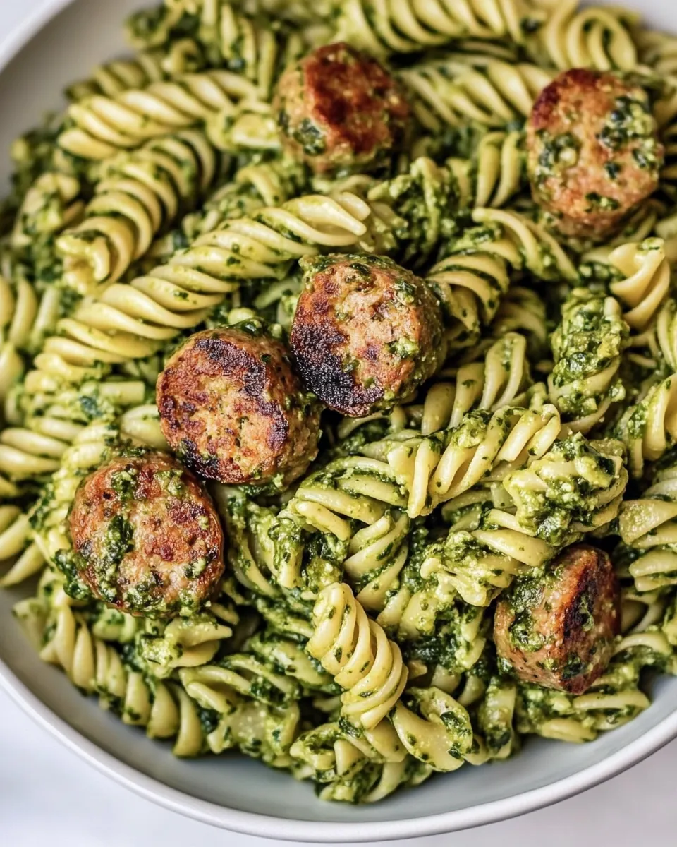 Chicken Sausage Pesto Pasta