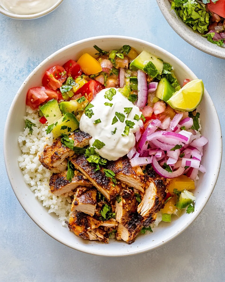 Chicken Shawarma Bowls