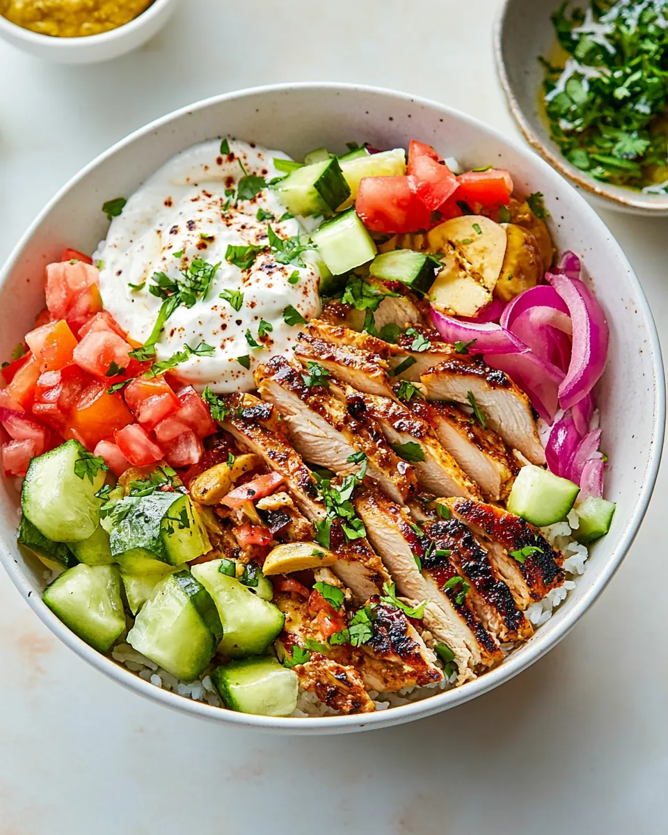 Chicken Shawarma Bowls