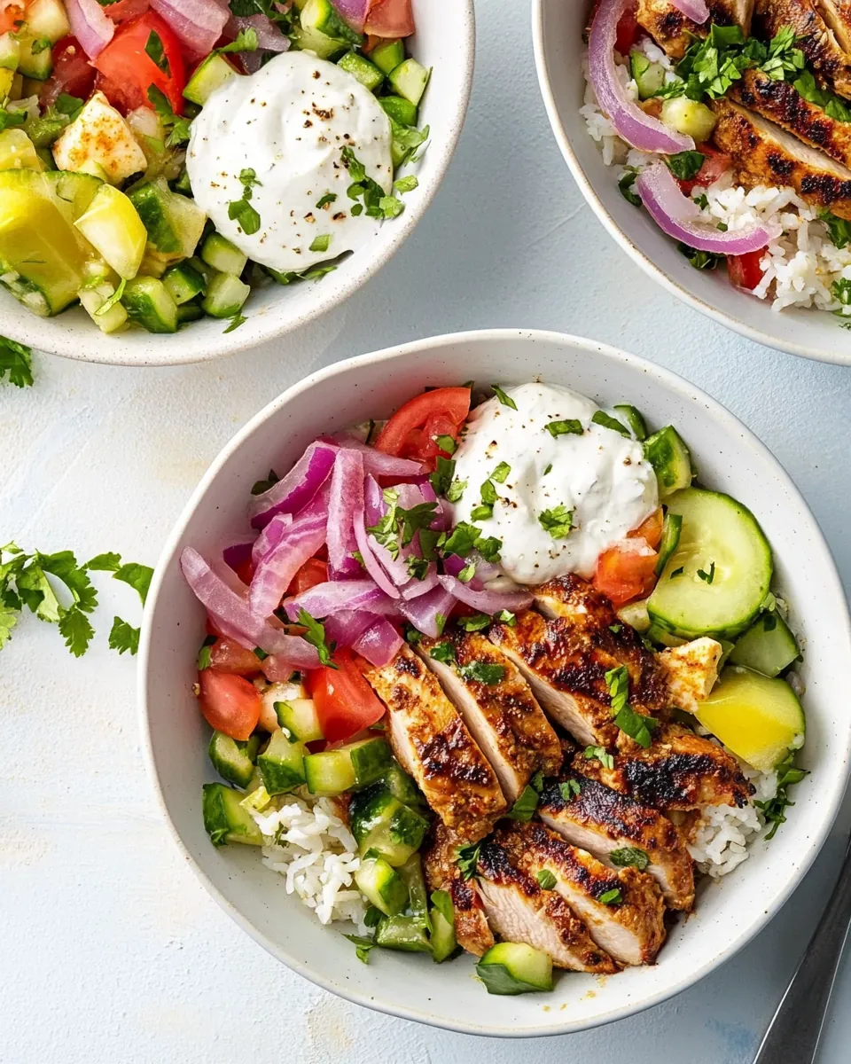 Chicken Shawarma Bowls