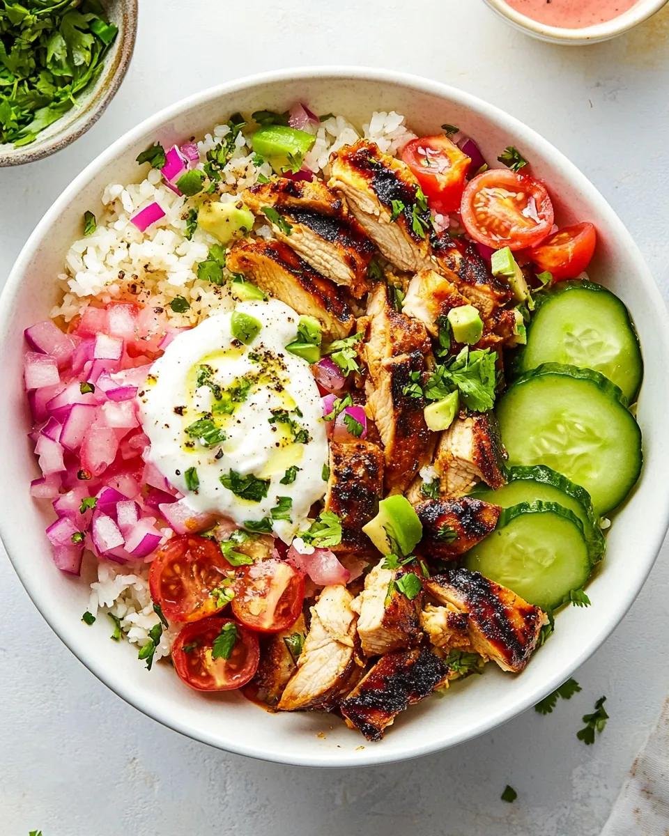 Chicken Shawarma Bowls