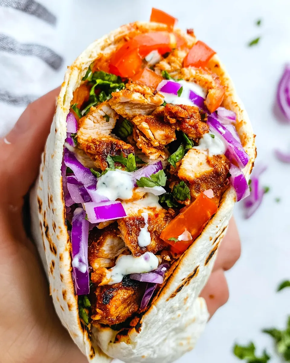 Chicken Shawarma Wrap