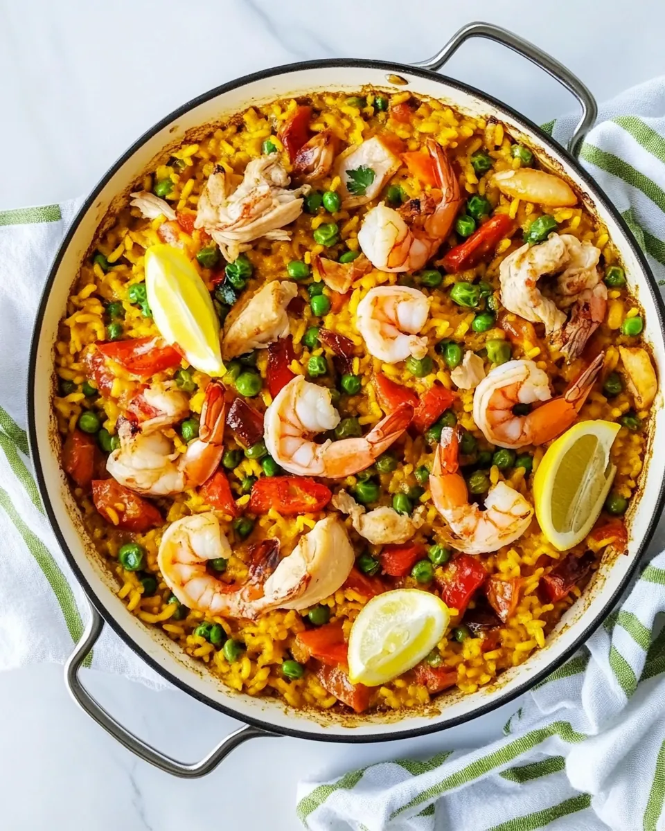 Chicken Shrimp Paella