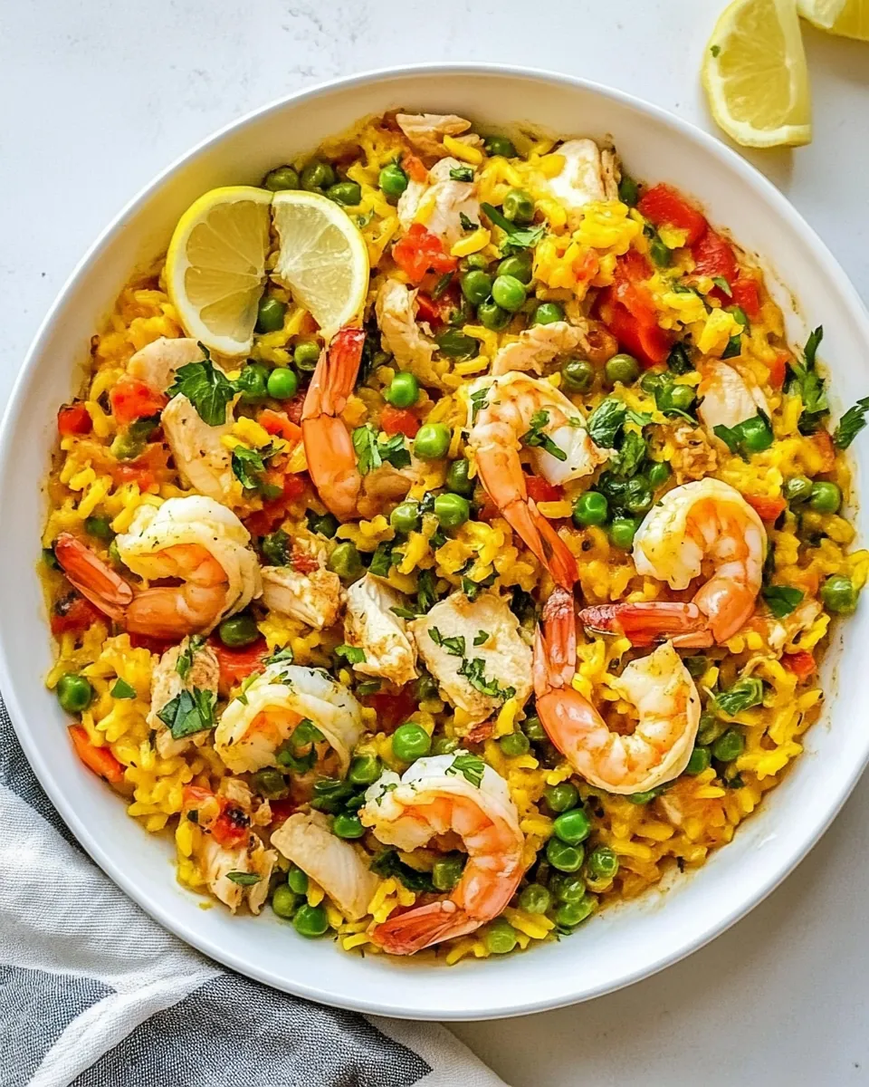 Chicken Shrimp Paella