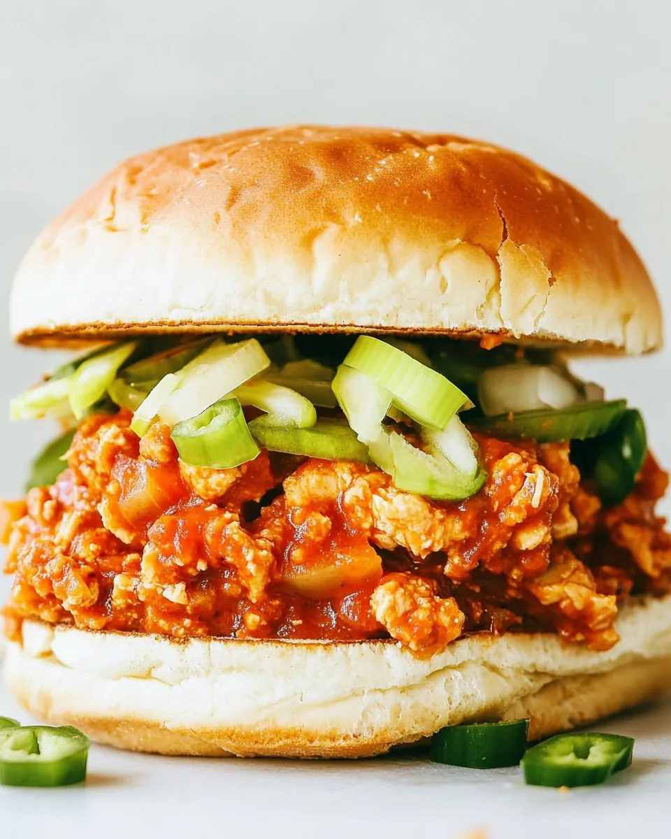 Chicken Sloppy Joes
