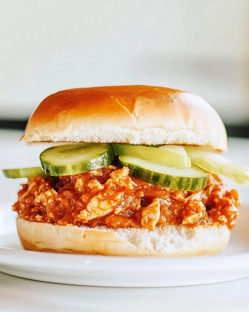 Chicken Sloppy Joes