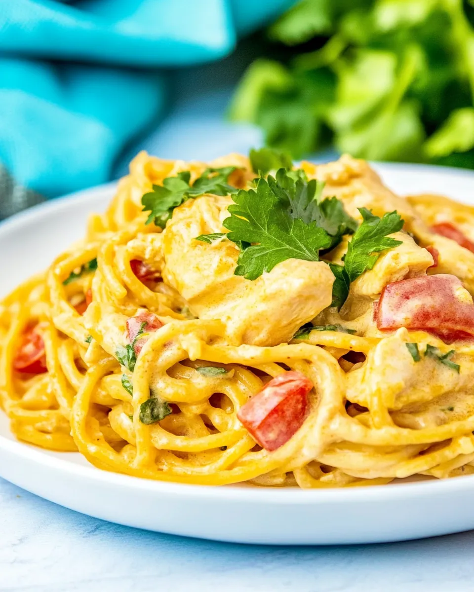 Chicken Spaghetti With Rotel