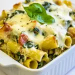 Chicken Spinach Rigatoni