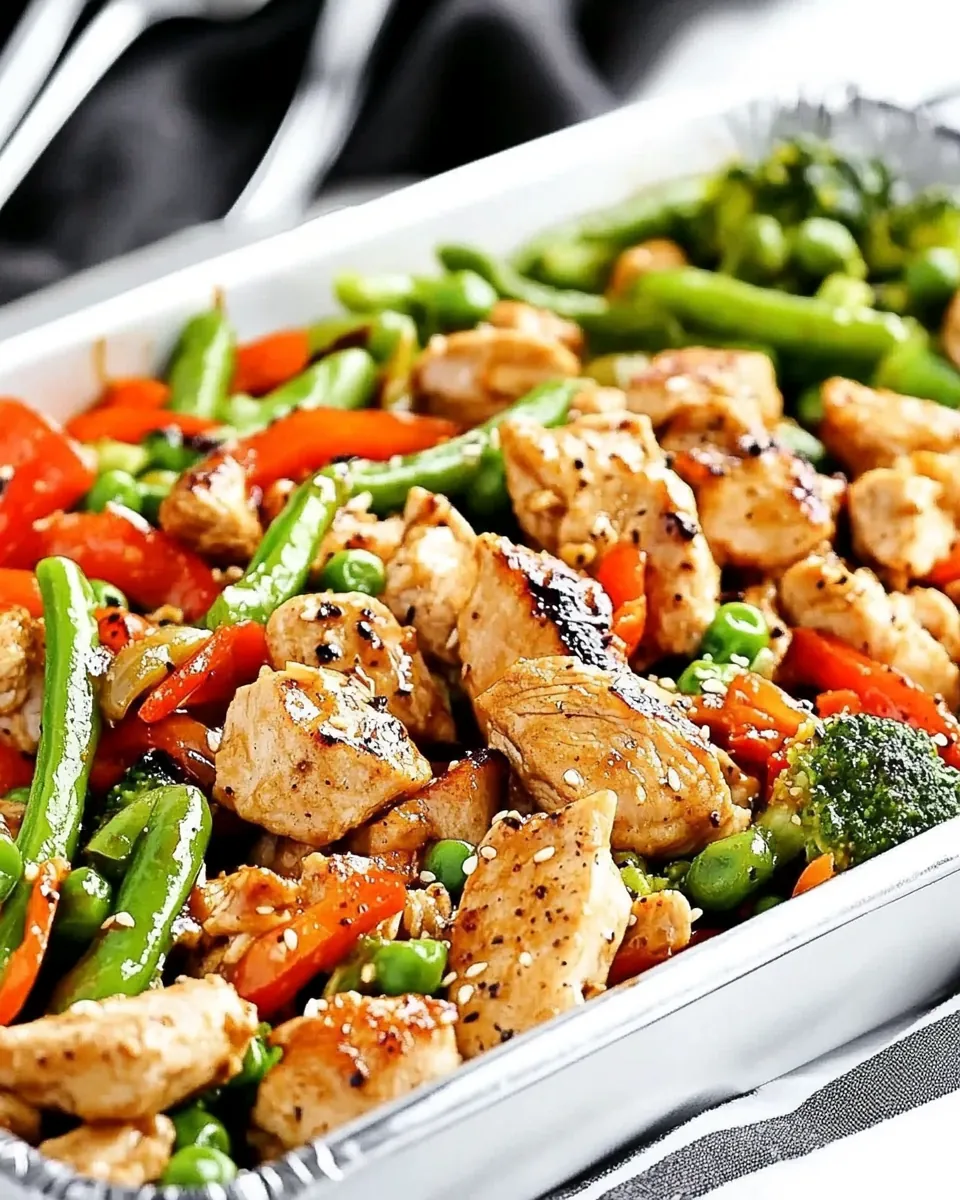 Chicken Stir Fry Sheet Pan Meal