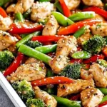 Chicken Stir Fry Sheet Pan Meal