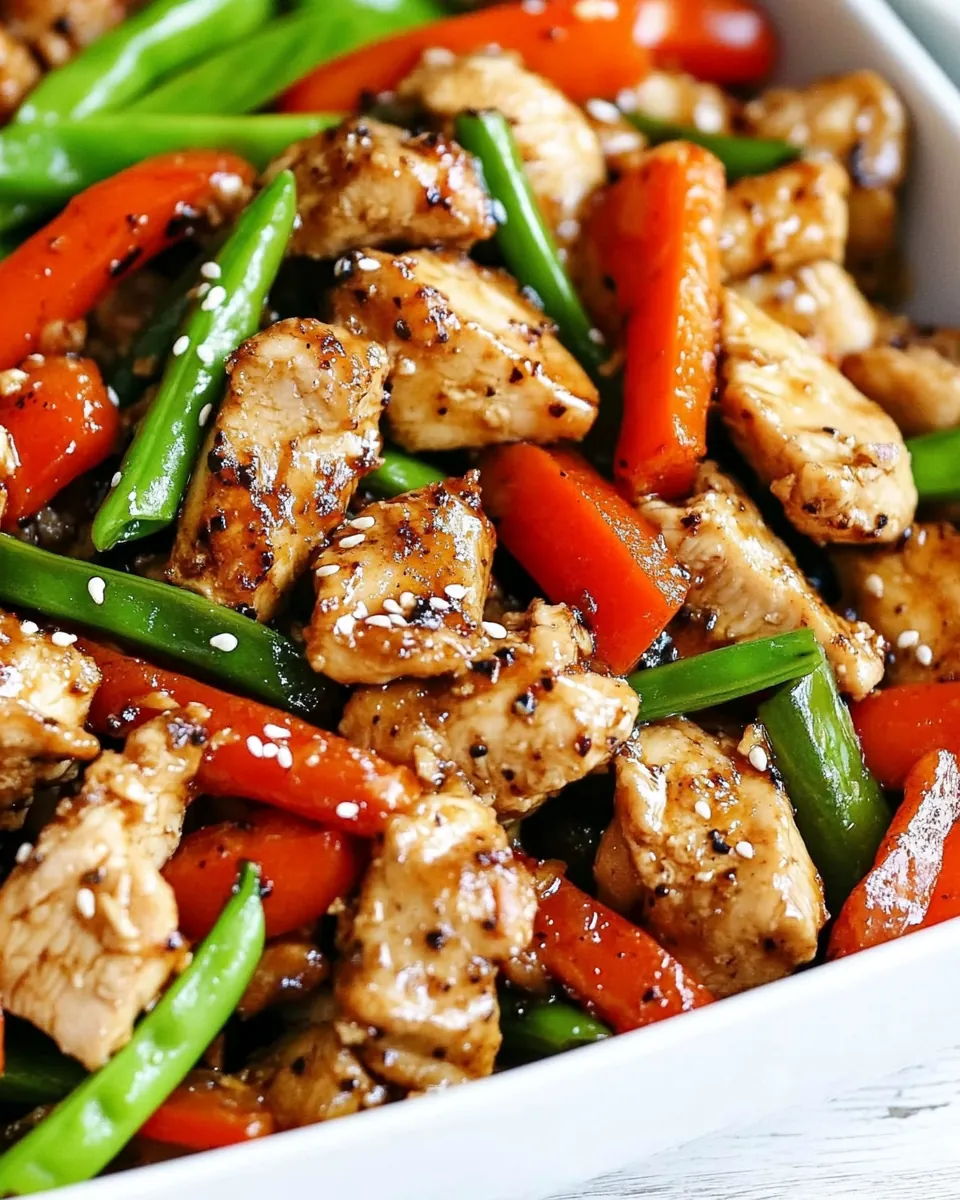 Chicken Stir Fry Sheet Pan Meal