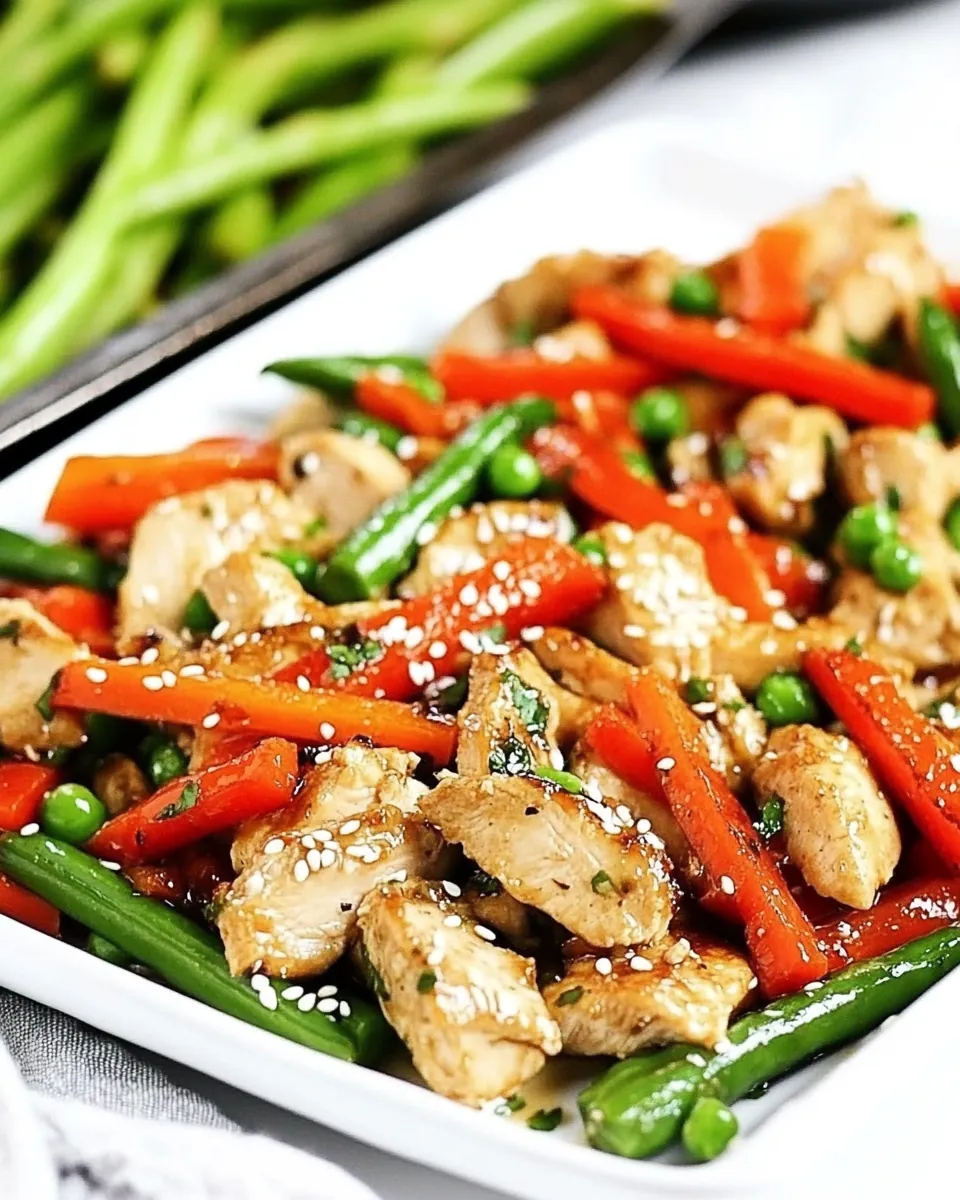 Chicken Stir Fry Sheet Pan Meal