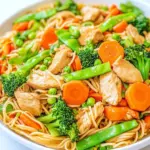 Chicken Stir Fry with Noodles