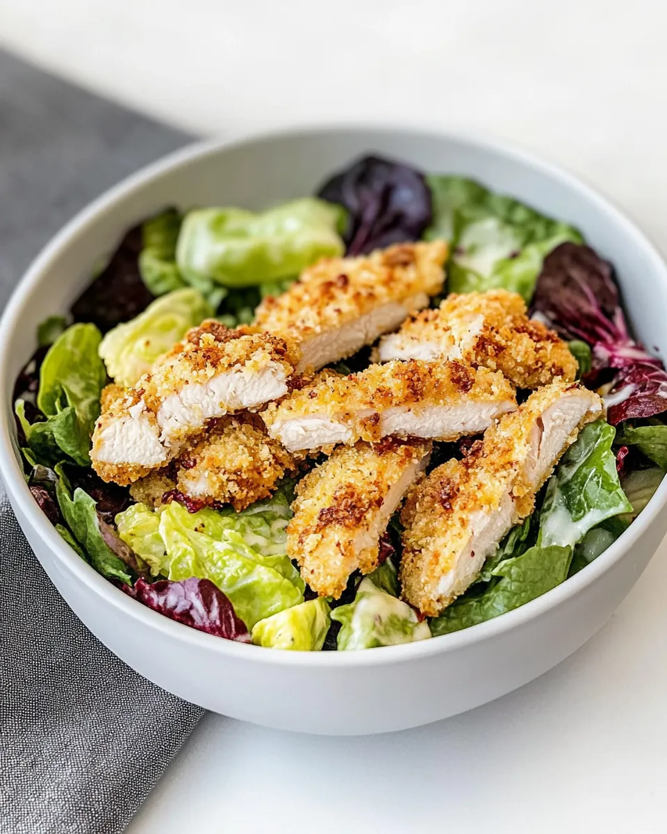 Chicken Strip Salad