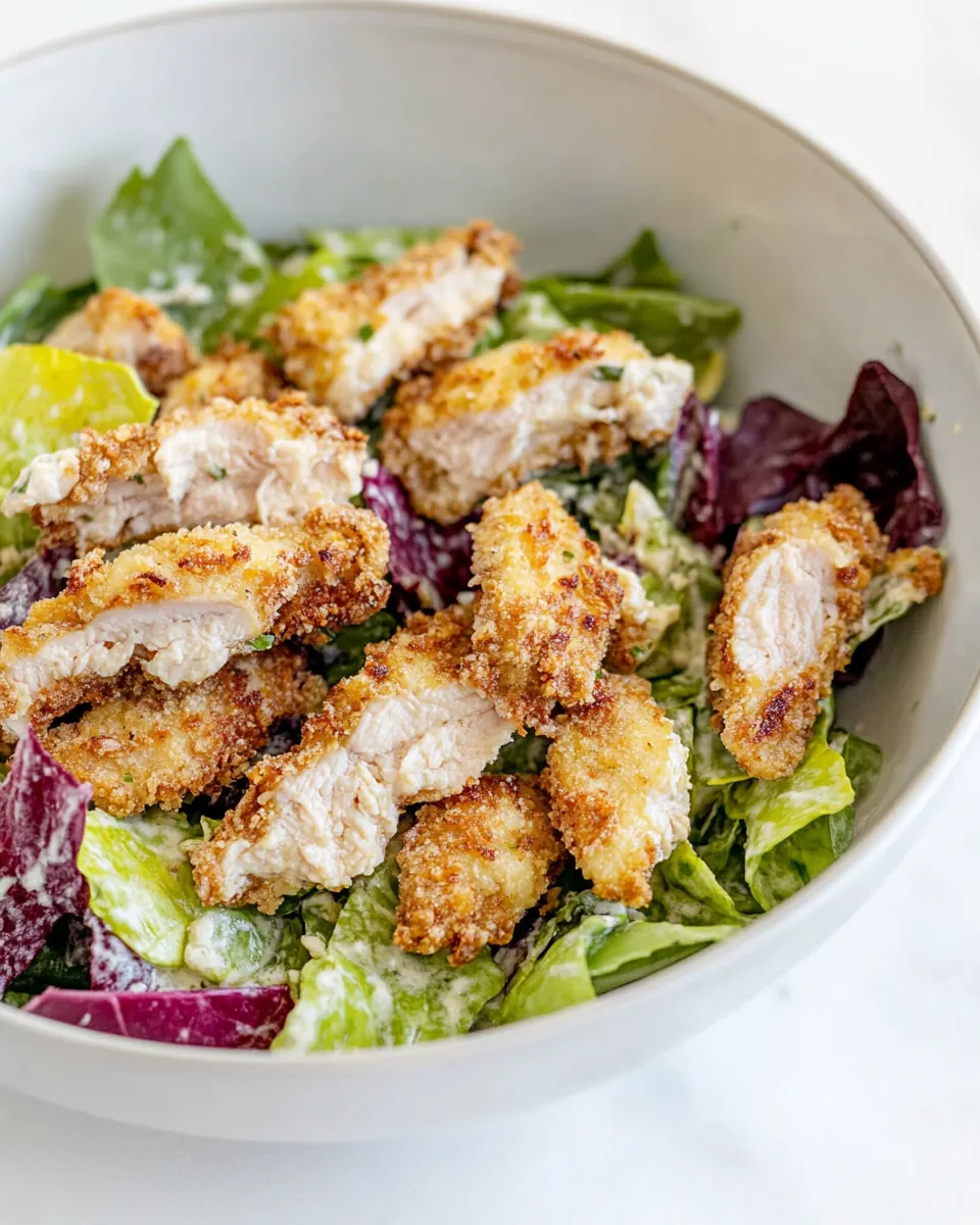 Chicken Strip Salad