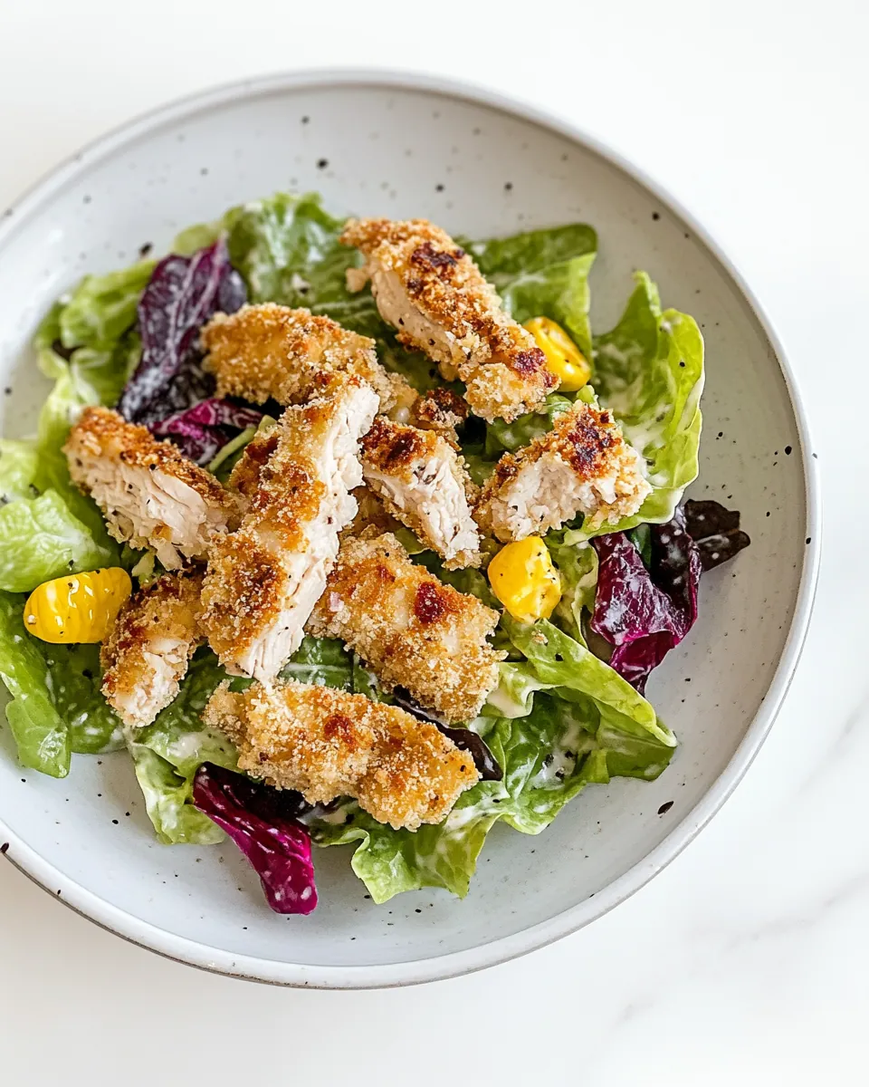 Chicken Strip Salad