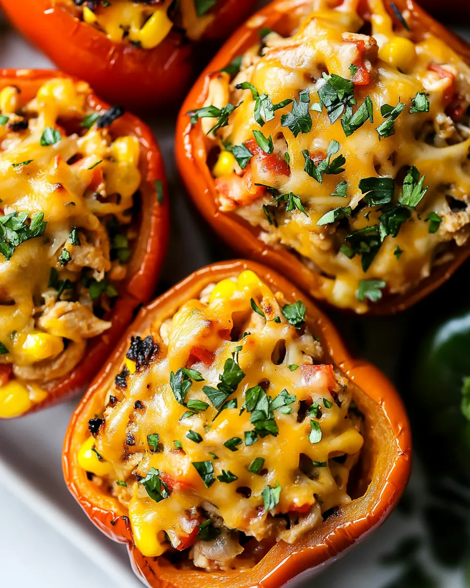 Chicken Stuffed Peppers