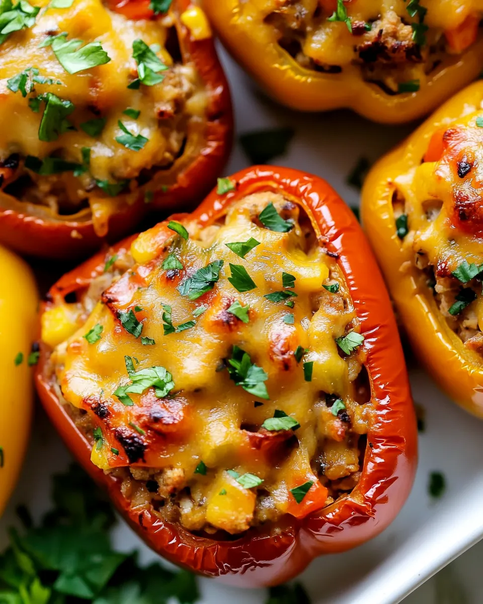 Chicken Stuffed Peppers