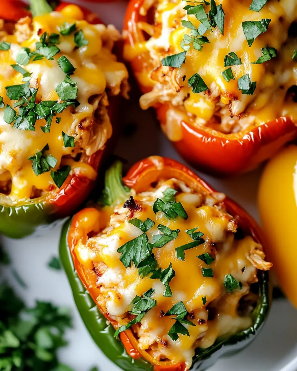 Chicken Stuffed Peppers