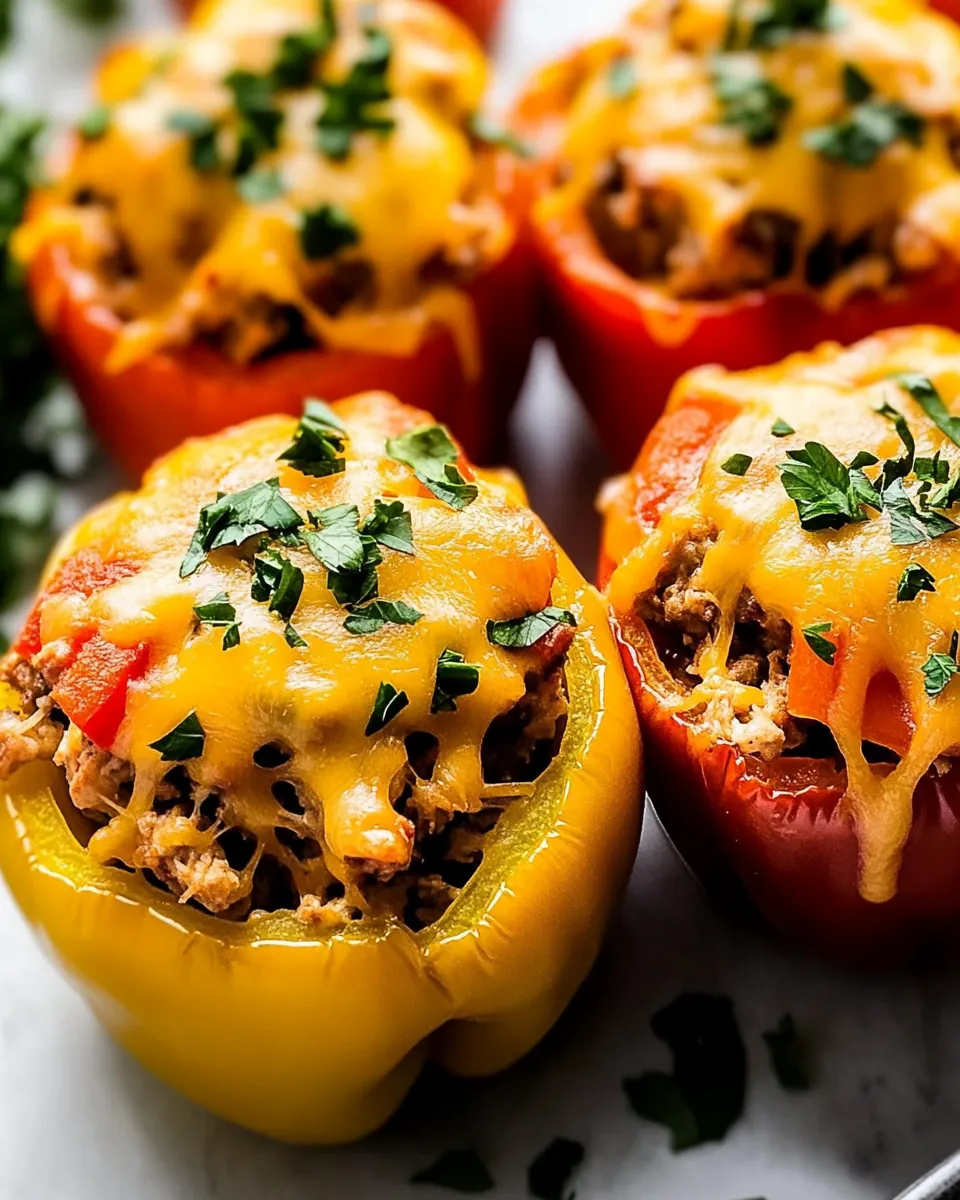 Chicken Stuffed Peppers