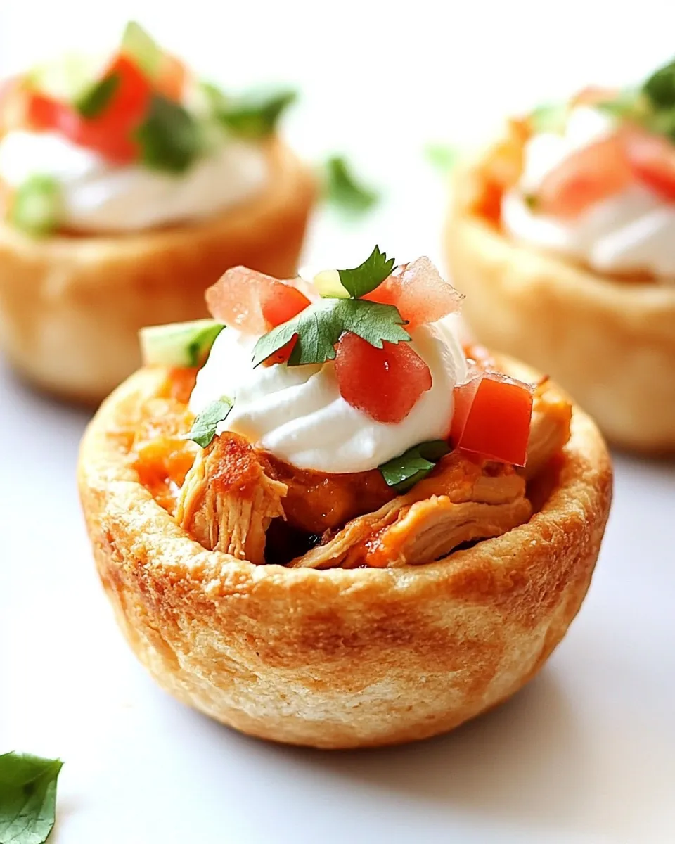 Chicken Taco Cupcakes