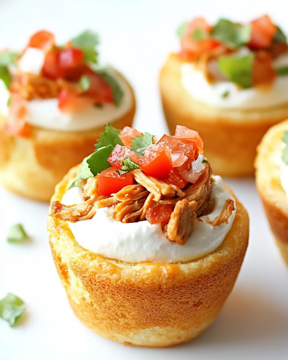 Chicken Taco Cupcakes