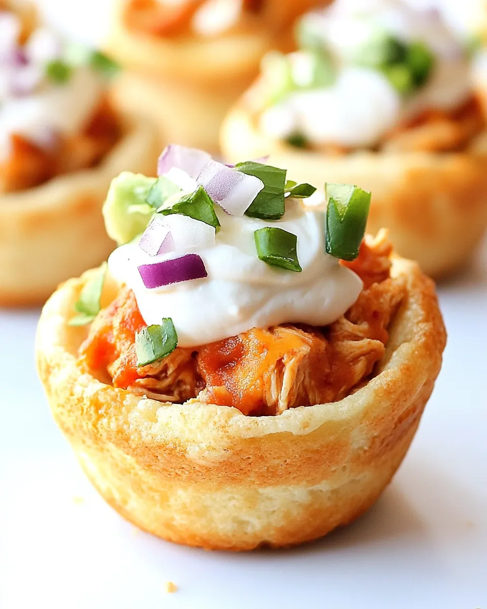 Chicken Taco Cupcakes