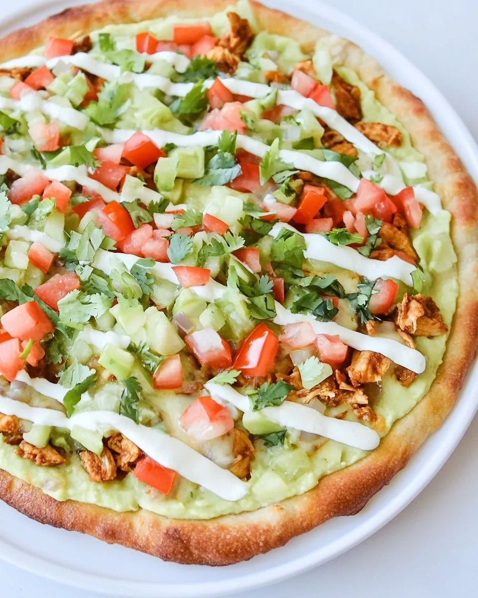 Chicken Taco Pizza