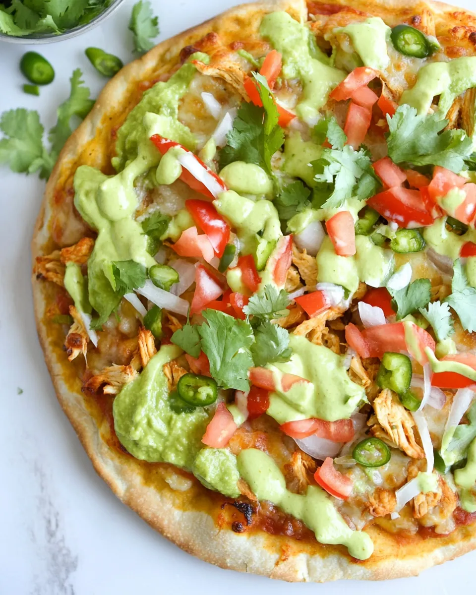 Chicken Taco Pizza
