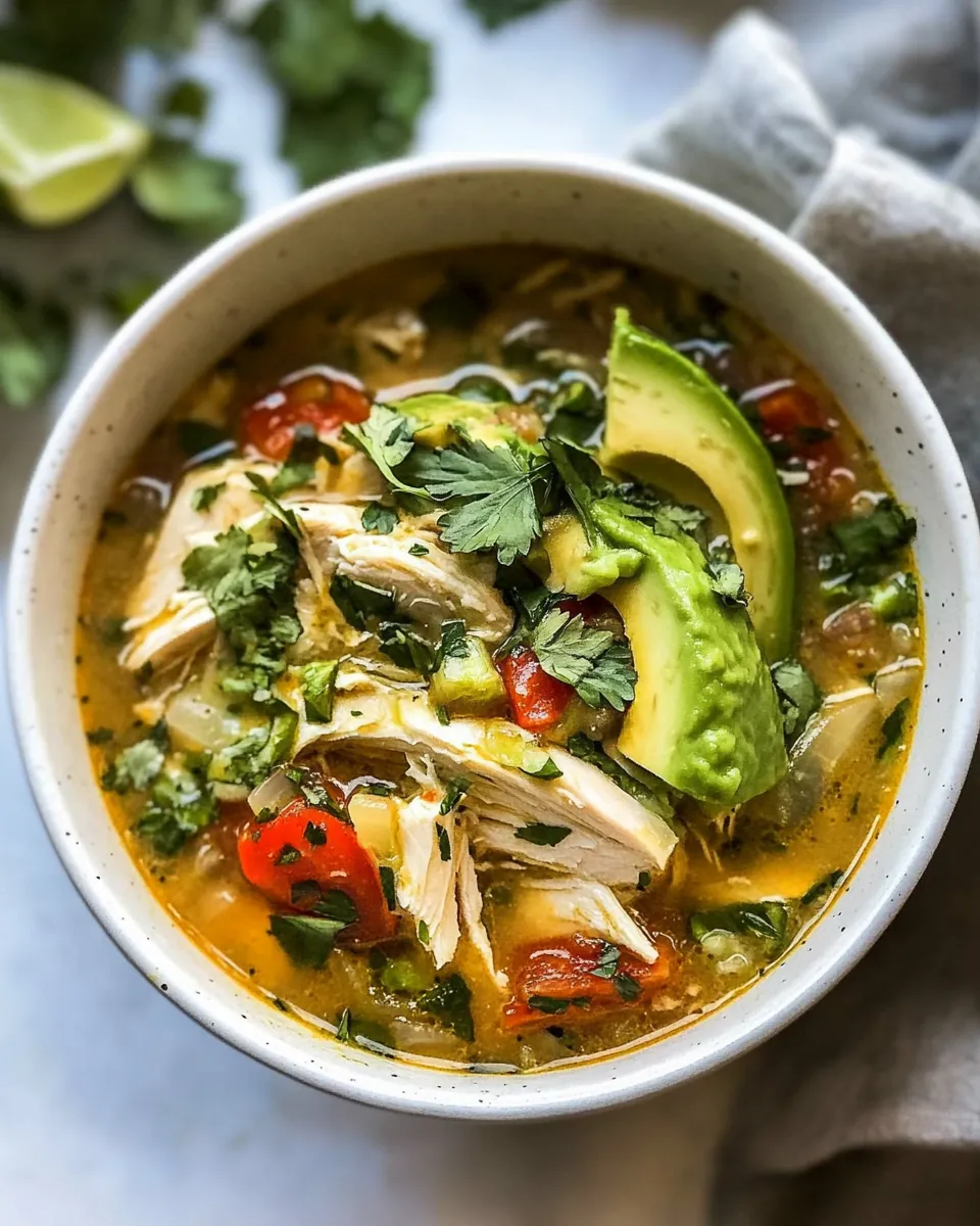 Chicken and Avocado Soup