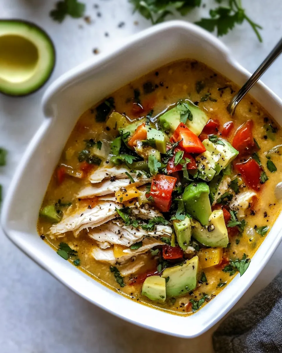 Chicken and Avocado Soup