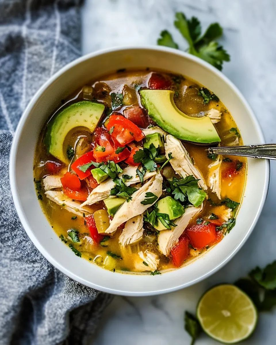 Chicken and Avocado Soup