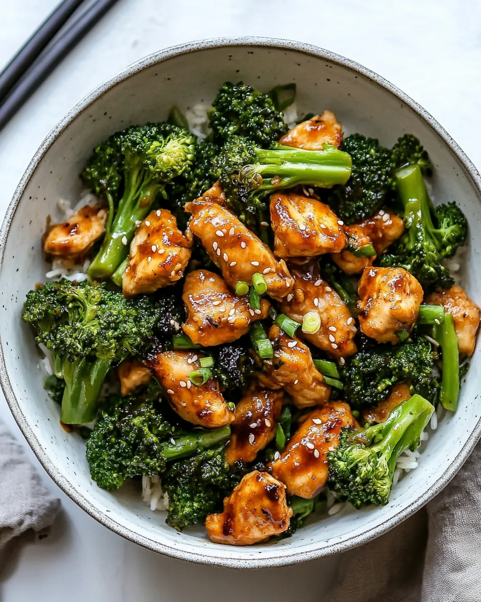 Chicken and Broccoli