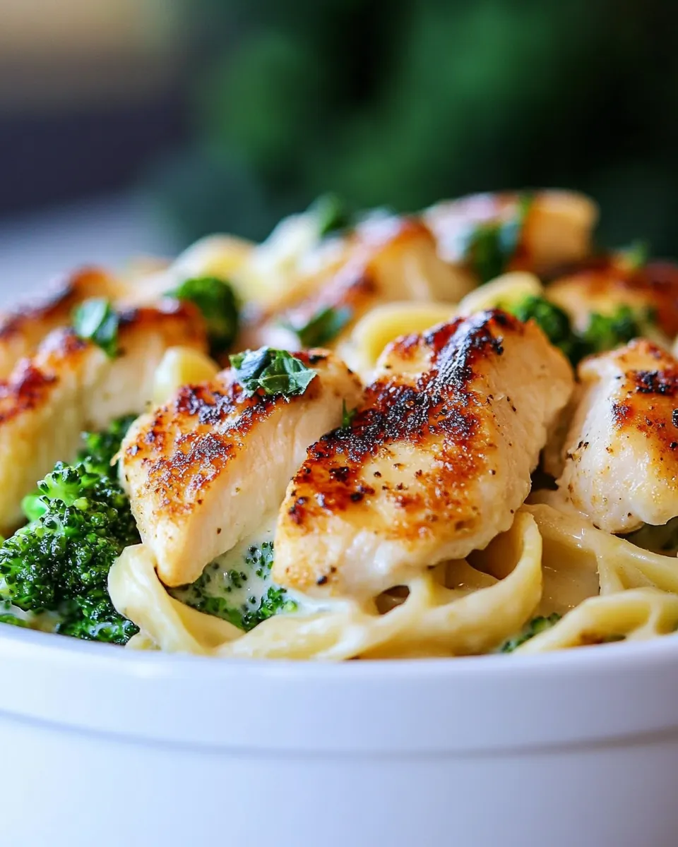 Chicken Broccoli Alfredo
