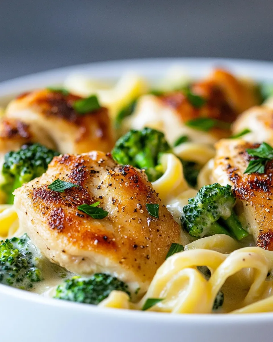 Chicken Broccoli Alfredo