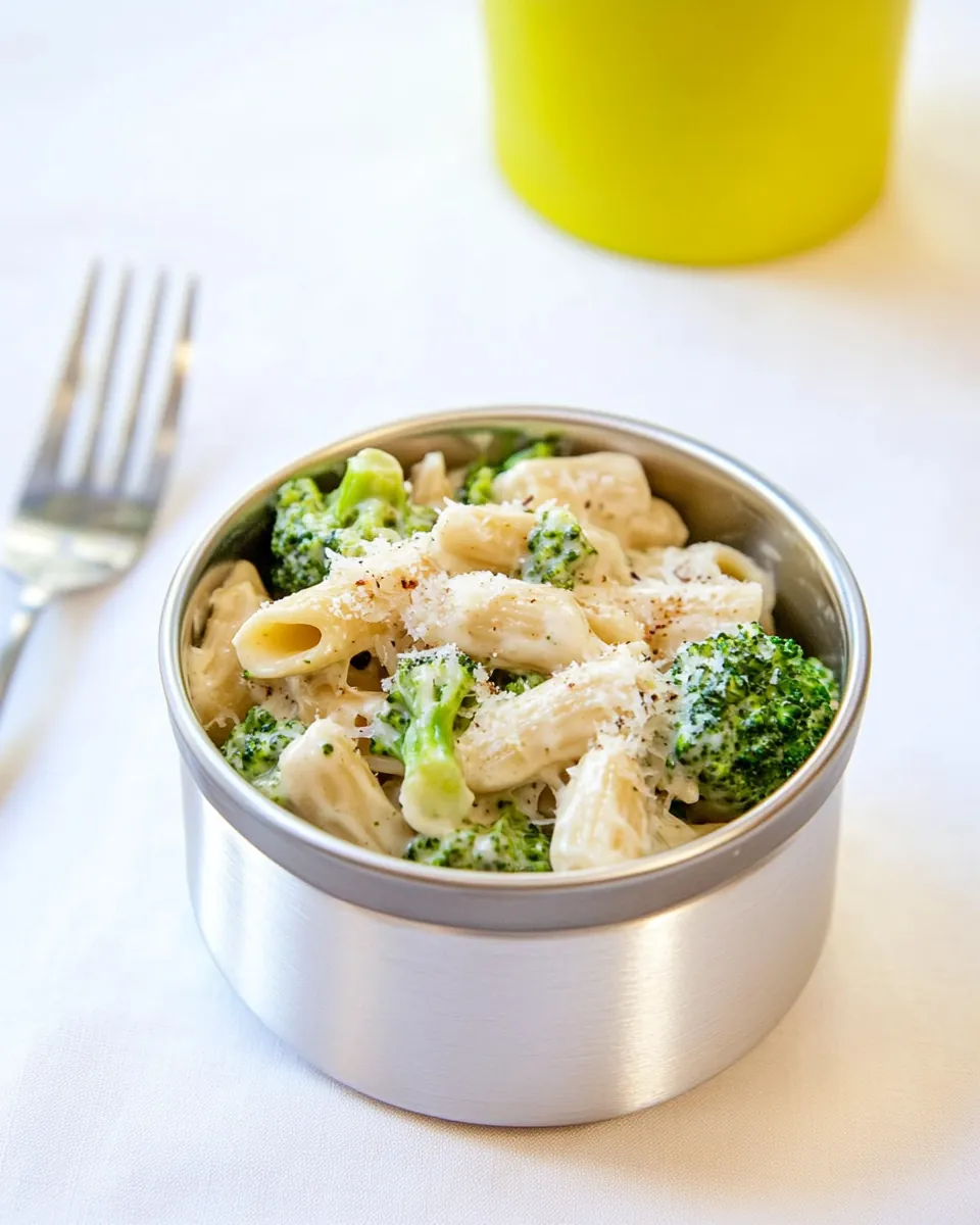 Chicken and Broccoli Alfredo Thermos