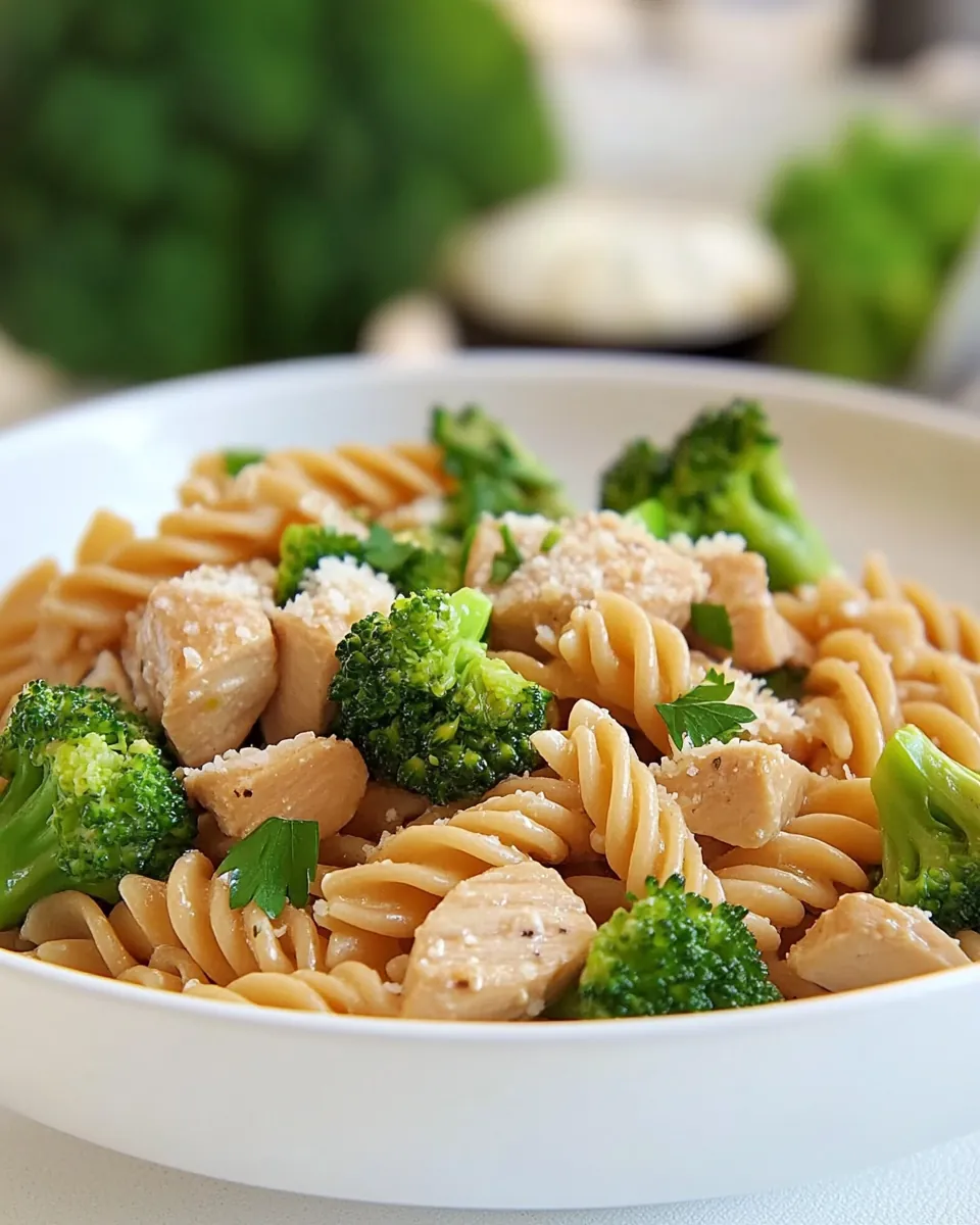 Chicken and Broccoli Pasta Toss