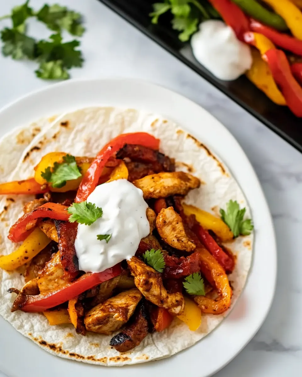 Chicken and Chorizo Fajitas