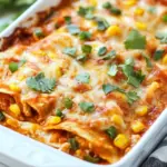 Chicken and Corn Enchilada Bake
