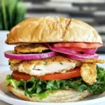 Chicken and Crisp Veggie Sandwich